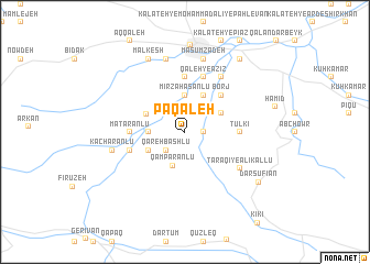 map of Pā Qal‘eh