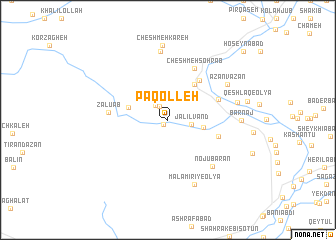 map of Pā Qolleh