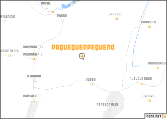 map of Paquequer Pequeno