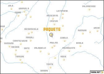 map of Paquete