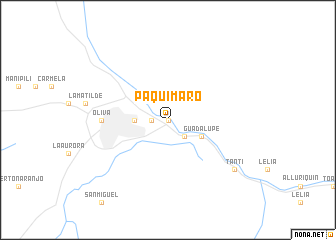 map of Paquimaro