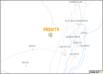 map of Paquita