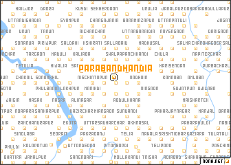 map of Pārābāndhāndia