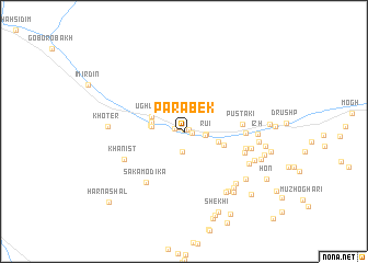 map of Parābek