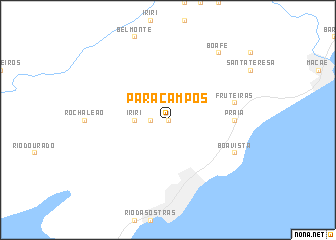 map of Paracampos