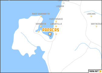 map of Paracas