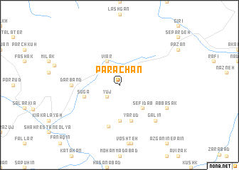 map of Parāchān