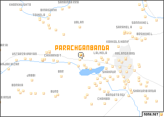 map of Parachgan Bānda