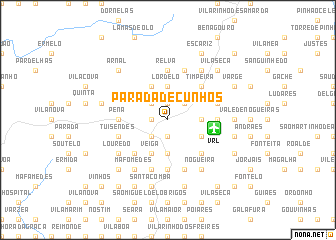 map of Parada de Cunhos