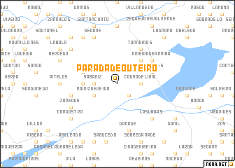 map of Parada de Outeiro