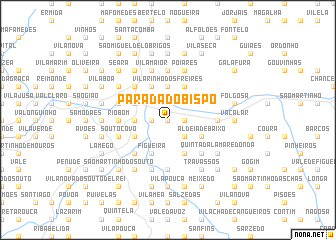 map of Parada do Bispo