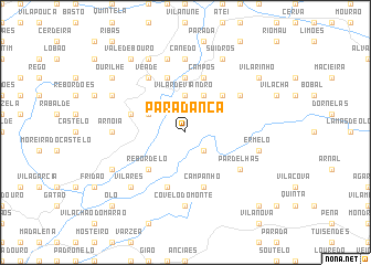 map of Paradança