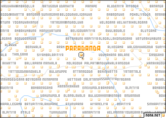 map of Paradanda