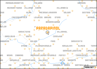 map of Paradapiñol