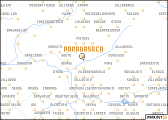 map of Paradaseca