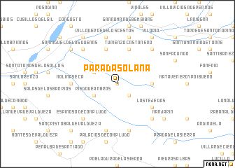 map of Paradasolana