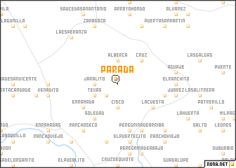 map of Parada