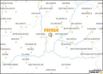 map of Parada