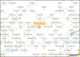 map of Parada