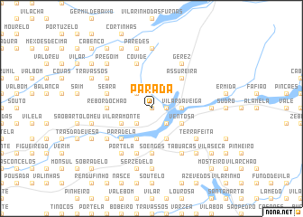 map of Parada