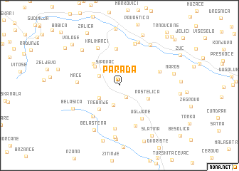 map of Parada