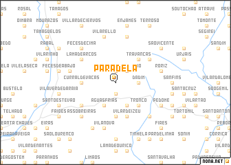 map of Paradela