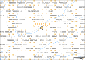 map of Paradela