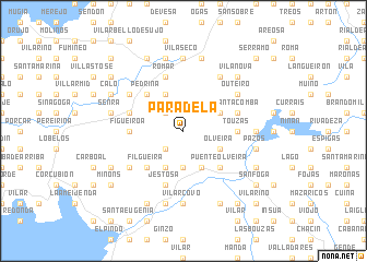 map of Paradela