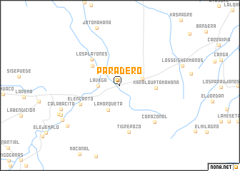 map of Paradero