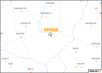 map of Paradé