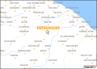 map of Paradhísion