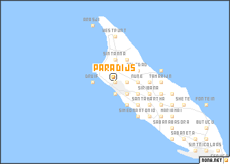 map of Paradijs