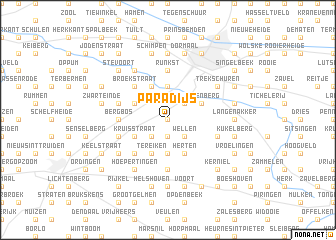 map of Paradijs