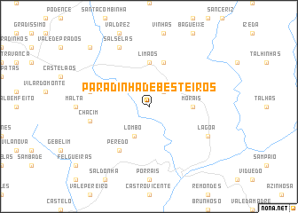 map of Paradinha de Besteiros