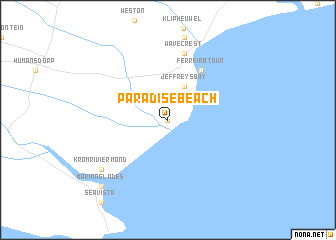 map of Paradise Beach