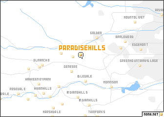 map of Paradise Hills