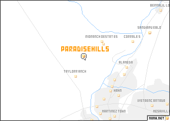 map of Paradise Hills