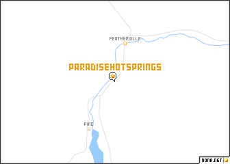 map of Paradise Hot Springs