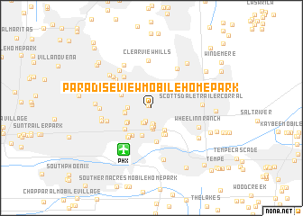 map of Paradise View Mobile Home Park