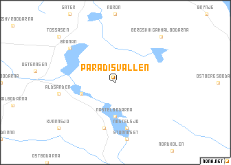 map of Paradisvallen