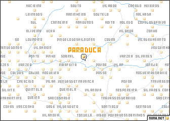 map of Paraduça