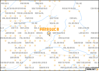 map of Paraduça