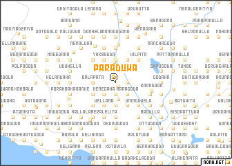 map of Paraduwa