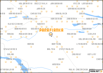 map of Parafianka