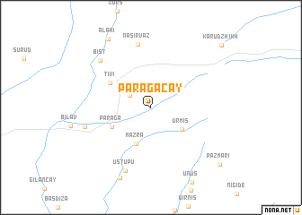 map of Parağaçay