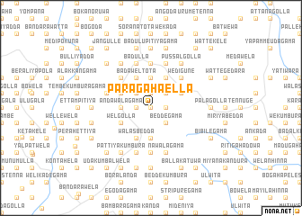 map of Paragahaella