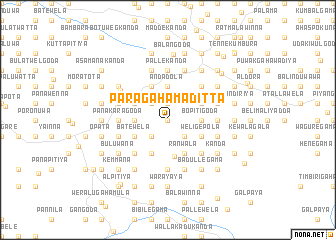 map of Paragahamaditta