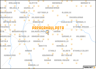 map of Paragaha-Ulpota