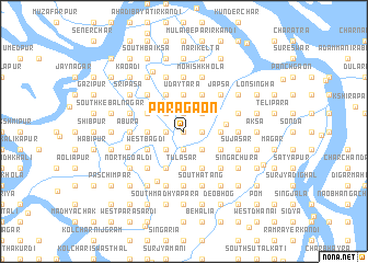 map of Pārāgaon