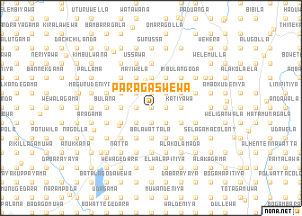 map of Paragaswewa